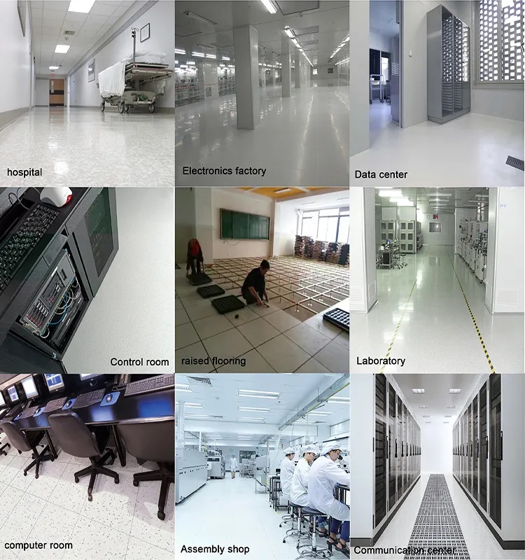 conductive esd pvc tile